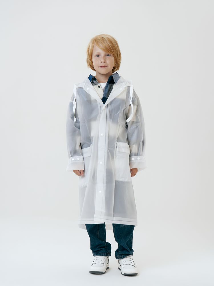 Дождевик детский RainDrop Kids, белый фото 11