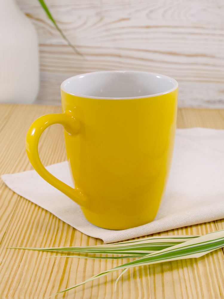 Кружка Good Morning, желтая фото 6