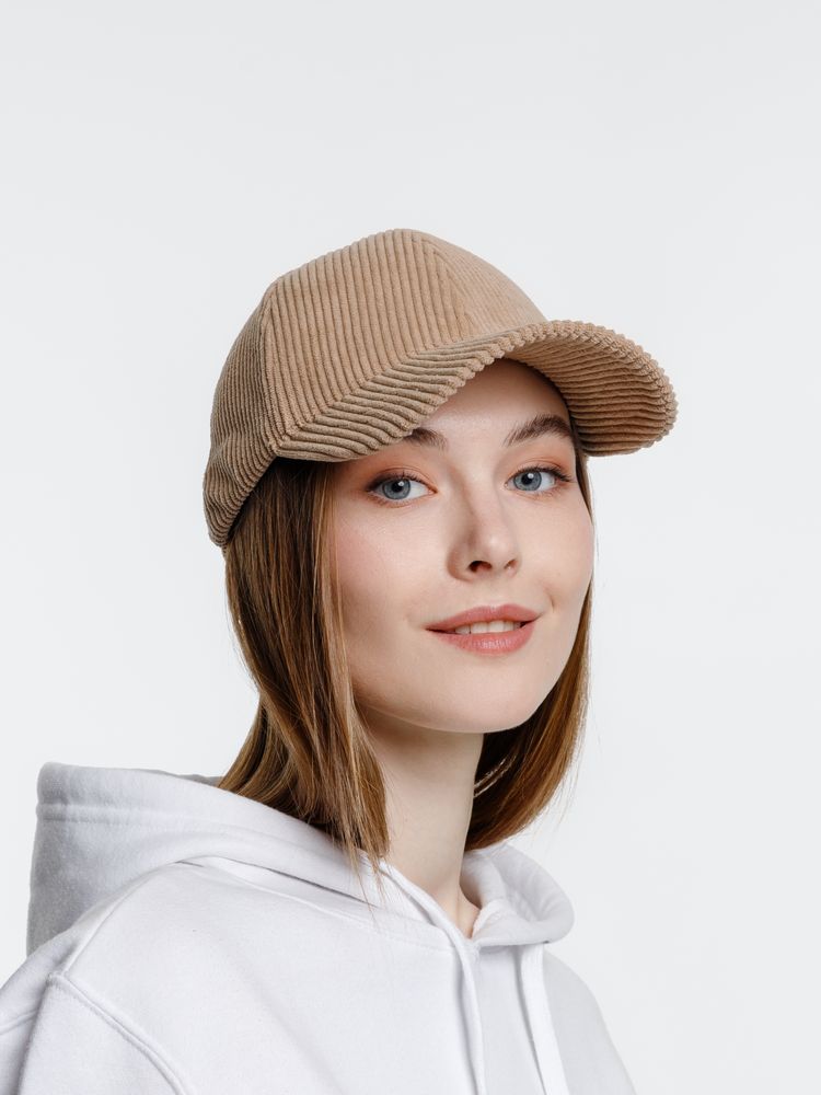 Бейсболка Soft Core, бежевая фото 5