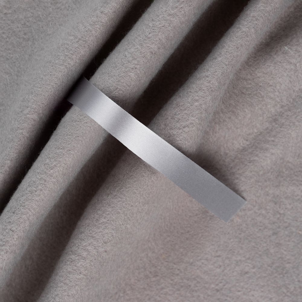 Лента сатиновая Satin 10 М, серая, 90 см
